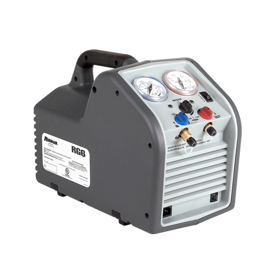 ROBINAIR RARG6 PORTABLE REFRIGERANT RECOVERY MACHINE