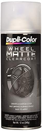 Dupli-Color HWP106 Matte Clearcoat High Performance Wheel Paint - 12 oz. … (6 Pack)