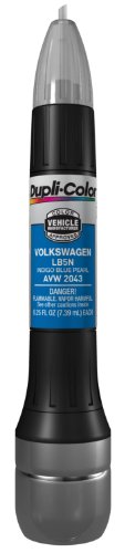 Dupli-Color AVW2043 Indigo Blue Pearl Volkswagen Exact-Match Scratch Fix All-in-1 Touch-Up Paint - 0.5 oz.