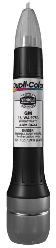 Dupli-Color AGM0433 Bright White General Motors Exact-Match Scratch Fix All-in-1 Touch-Up Paint - 0.5 oz.