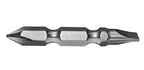 Century Drill and Tool 70281 Caliber Extra Hard Phillips and Slotted Double Ended Screwdriving Bit, #1 Phillips and #6-8 Slotted