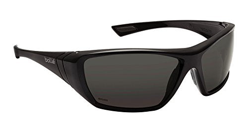 Bolle' Safety-40150 Polarized Safety Glasses, Anti-Fog, Scratch-Resistant, Shiny Black