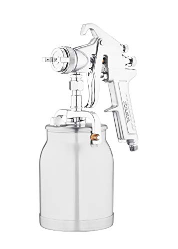 Astro AS8S Spray Gun with Cup - Silver Handle - 1.7mm Nozzle