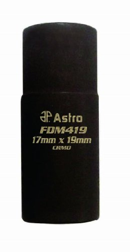 Astro FDM419 1/2-Inch Drive Flip Socket, 17mm x 19mm