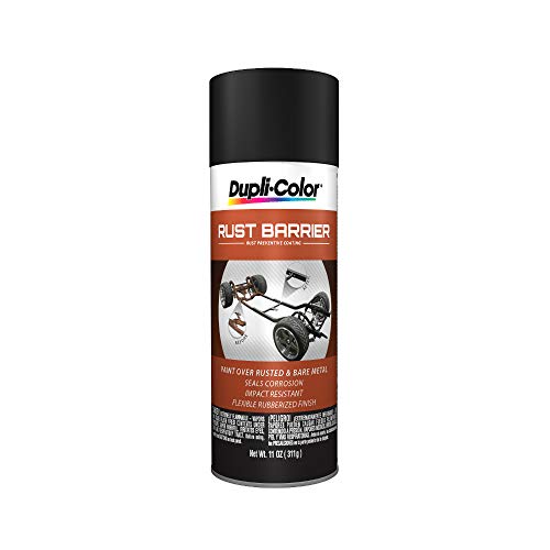 Dupli-Color ERBA10000 Barrier Rust Preventative Coating, Black, Flat, 11 Ounce, 11. Fluid_Ounces