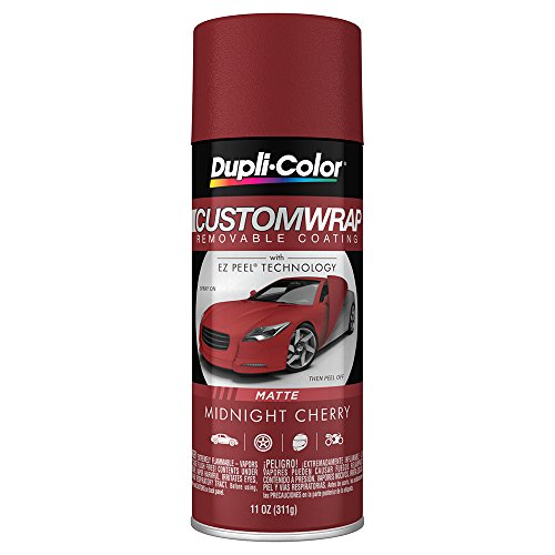 Dupli-Color ECWRC8107 Custom Wrap Matte Midnight Cherry