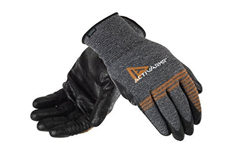 Ansell ActivArmr 97-007 Multipurpose Gloves - Medium-Light Duty, Wet and Dry Grip, Size Small (1 pair)