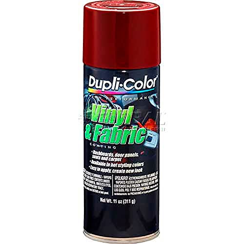 Dupli-Color Vinyl And Fabric Coating Burgundy 11 Oz. Aerosol - Lot of 6