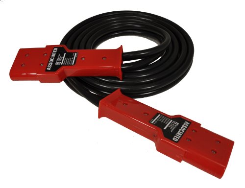 Associated Equipment 6148 12' 1 AWG Dual Plug Heavy Duty Plug-in Cable