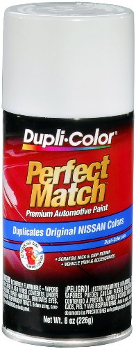 Dupli-Color BNS0562 Super White Nissan Exact-Match Automotive Paint - 8 oz. Aerosol