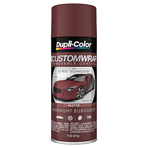 Dupli-Color ECWRC8117 Custom Wrap Matte Midnight Burgundy