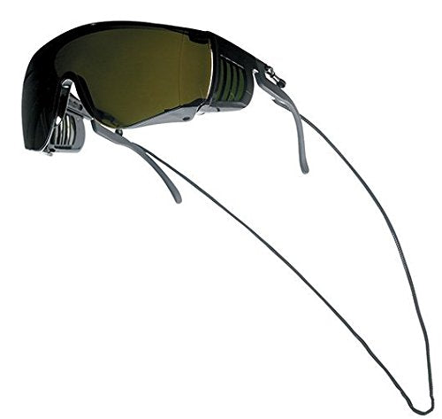 Bolle Override Safety Glasses with Black Frame and IR Shade 5 Lens