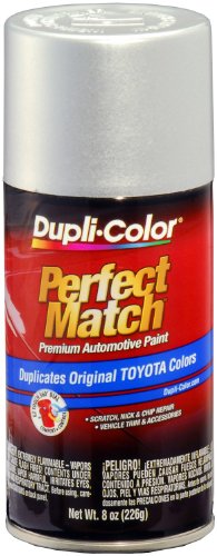 Dupli-Color BTY1579 Platinum Silver Metallic Toyota Exact-Match Automotive Paint - 8 oz. Aerosol