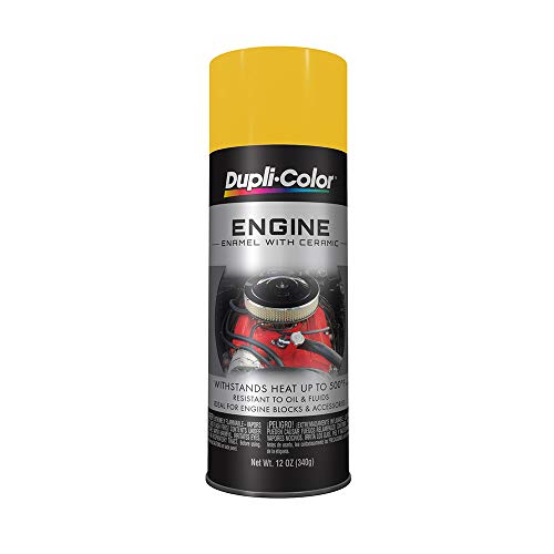 DupliColor Engine Paint with Ceramic Daytona Yellow