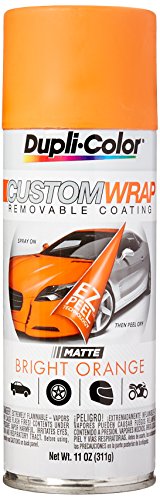 Dupli-Color ECWRC8067 Custom Wrap Matte Bright Orange