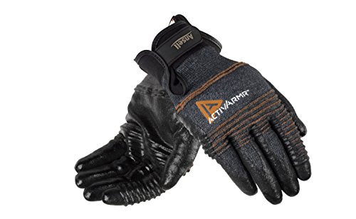 Ansell ActivArmr 97-008 Multipurpose Gloves - Medium-Duty, Abrasion Resitance, Size Small (1-Pair)