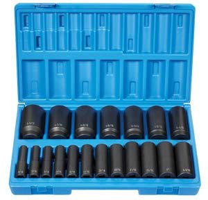 1/2'' Drive 12_Point Deep Length Master Socket Set (SAE)