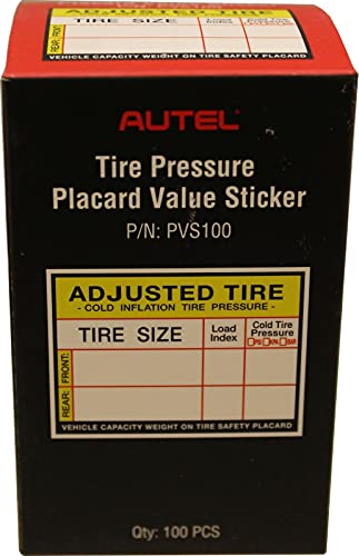 Autel - Box/100 Placard Value Stickers (PVS100)