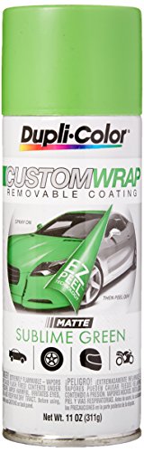 Dupli-Color ECWRC8037 Custom Wrap Matte Sublime Green Aerosol