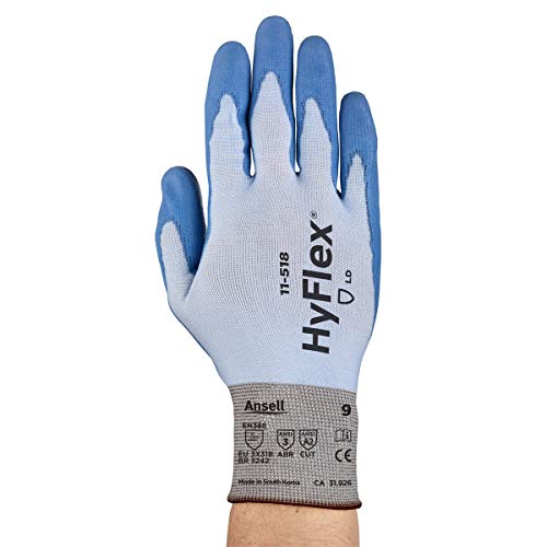 Ansell HyFlex 11-518 Light Duty Cut Resistant Gloves, Size 11 (1 Pair)