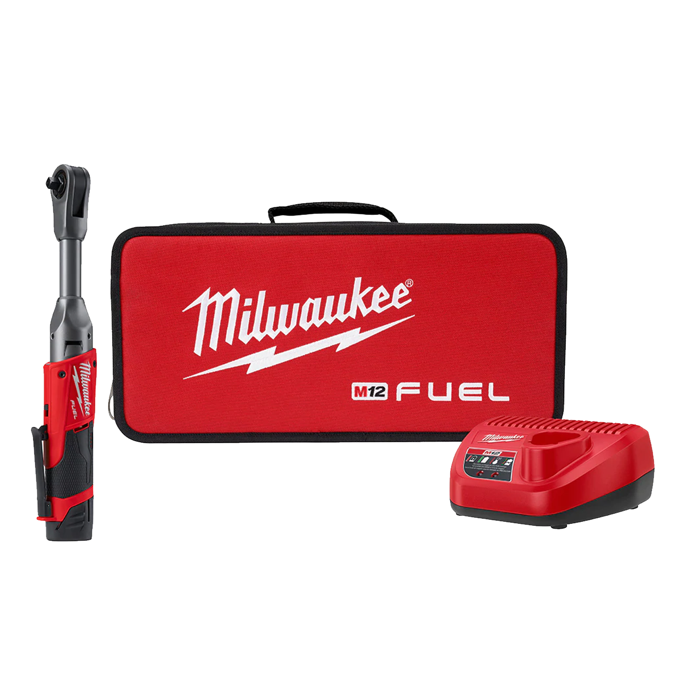 MILWAUKEE 2560-21 M12 FUEL 3/8 IN. EXTENDED REACH RATCHET 1 BATTERY KIT