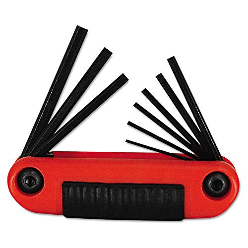 Eklind Tool Ergo-Fold .050" to 3/16" SAE Ergo Fold Hex Key Set Multi-Size in. 9 pc.