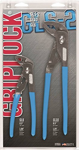 Channellock Inc Plier Set 6.5 And 9.5In T/Grv GLS-2