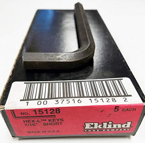 Eklind 15128 Hex Key Wrenches (Pack of 5)