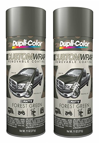 Dupli-Color CWRC850 Matte Forest Green Custom Wrap Camouflage 11 oz. Aerosol (2 PACK)