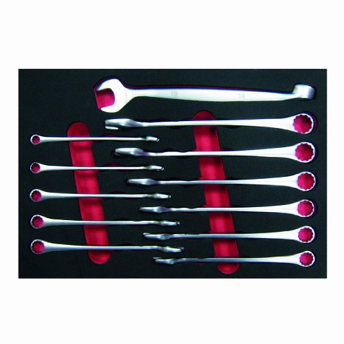 Astro 7117 High Torque 90 Degree Offset Box and Open End Wrench Set, 12-Piece